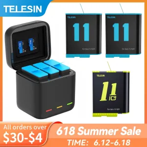TELESIN Battery For GoPro Hero 10 11 1750 mAh