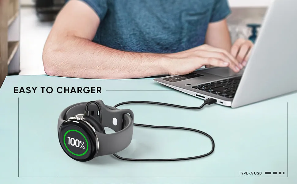 THRE【2 Pack】For Google Pixel Watch Charger Charging Cable USB Magnetic 100cm