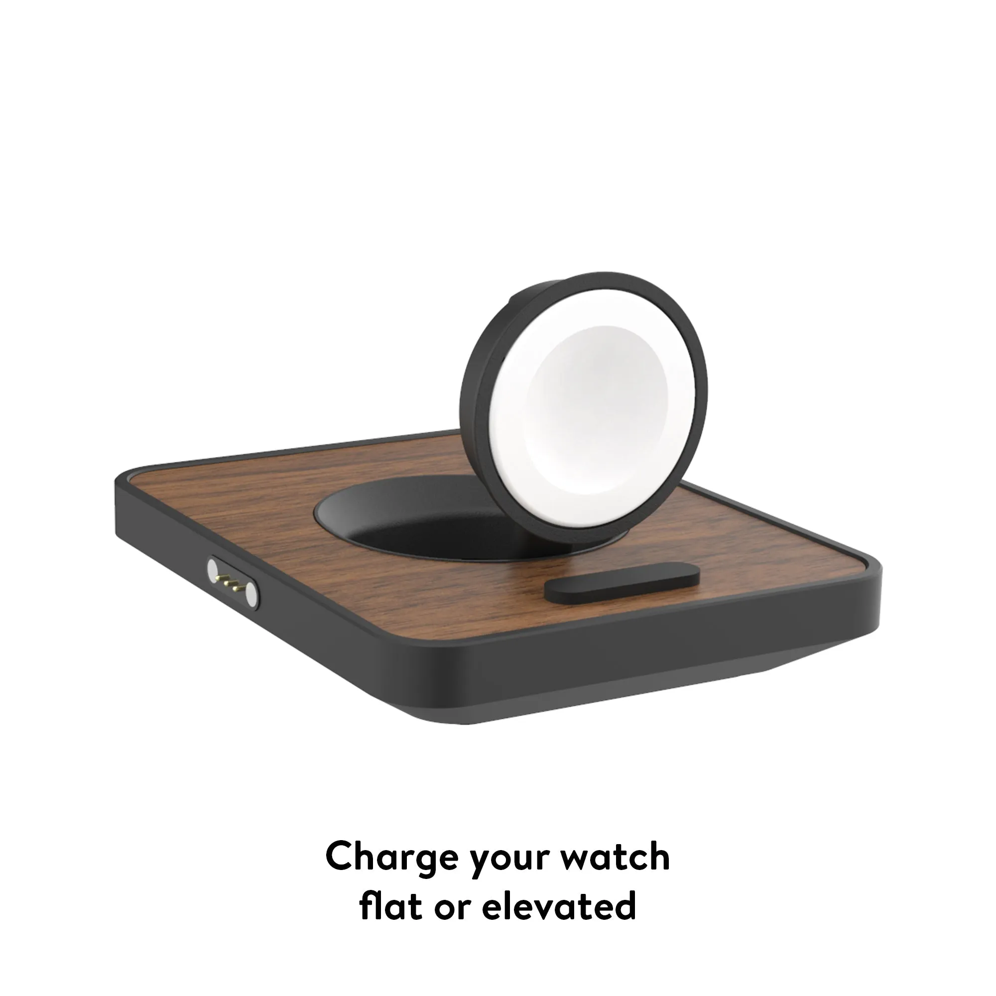 Walnut Elevated Apple Watch® Charger