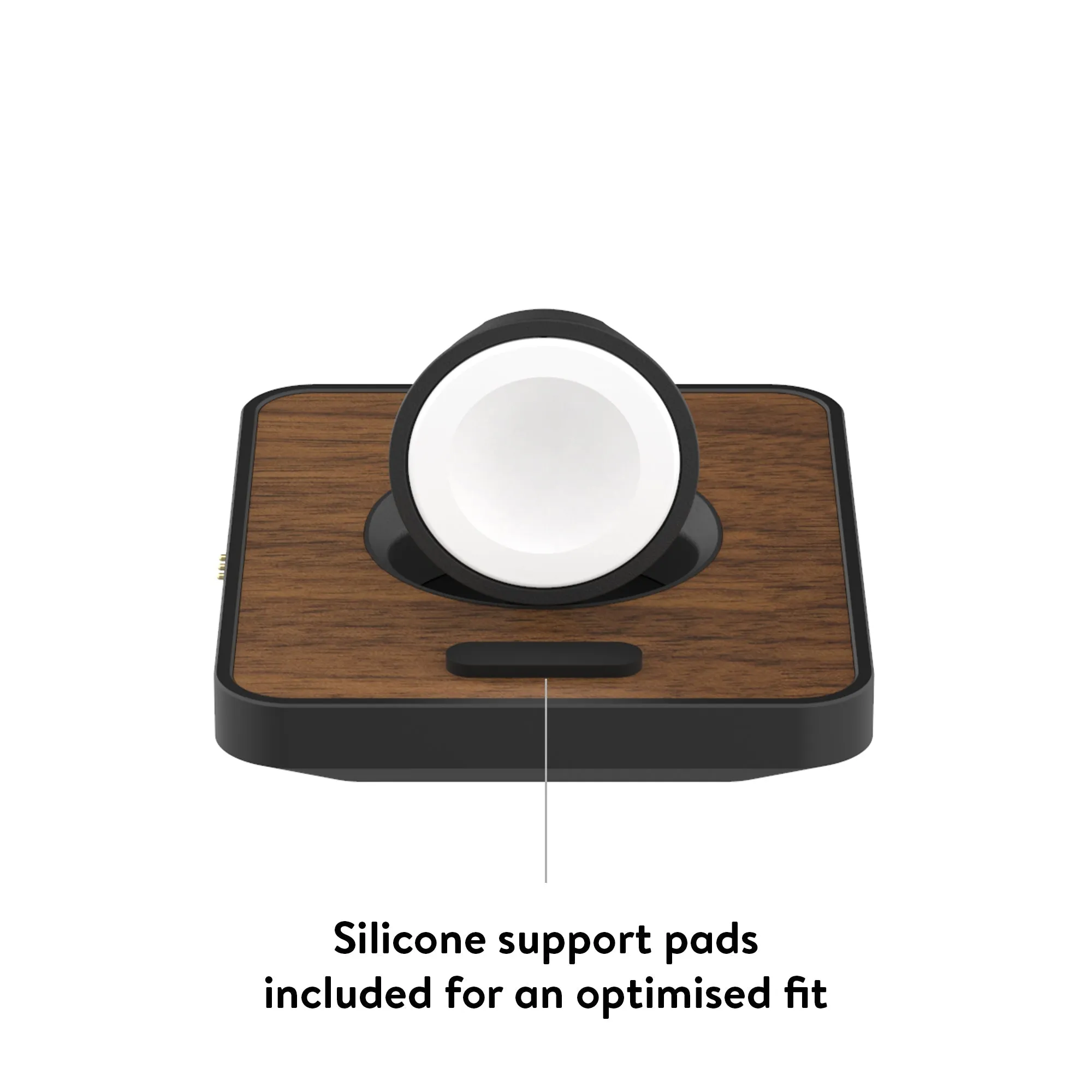 Walnut Elevated Apple Watch® Charger