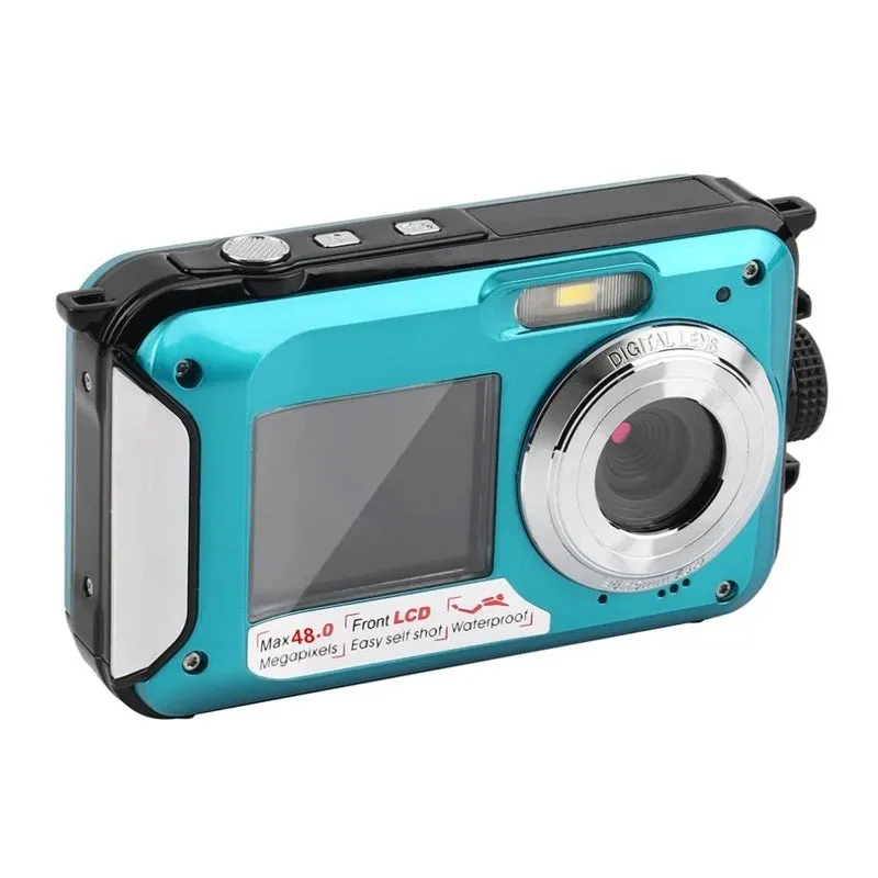 Waterproof Digital Double Screen Camera