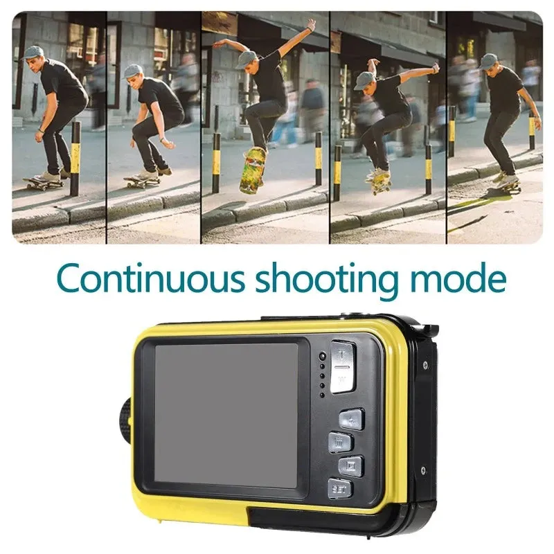 Waterproof Digital Double Screen Camera